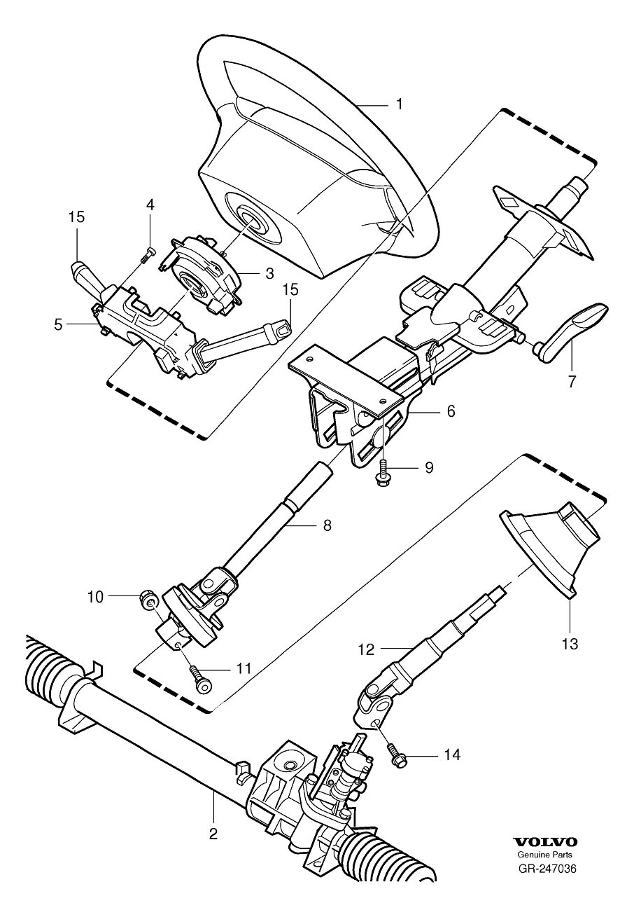 Volvo xc90 steering wheel module discount