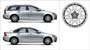 Technical data <table cellspacing=0 cellpadding=0> <colgroup> <col> <col> </colgroup> <tbody> <tr> <td> Offset: </td> <td> 46 mm (1.8 in) </td> </tr> <tr> <td> Recommended tire size: </td> <td> 195/65 R15 </td> </tr> <tr> <td> Color code: </td> <td> 938 (Silverstone) </td> </tr> <tr> <td> Accessory weight: </td> <td> 7 kg (15 lbs) </td> </tr> <tr> <td> Photo: </td> <td> VCC_03951, vccpartners </td> </tr> </tbody> </table> Only for cars with 15 front brakes.