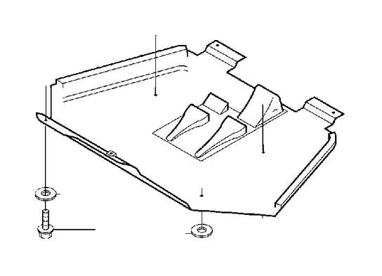 31373040 Volvo Protective Plate Beneath The Engine Any