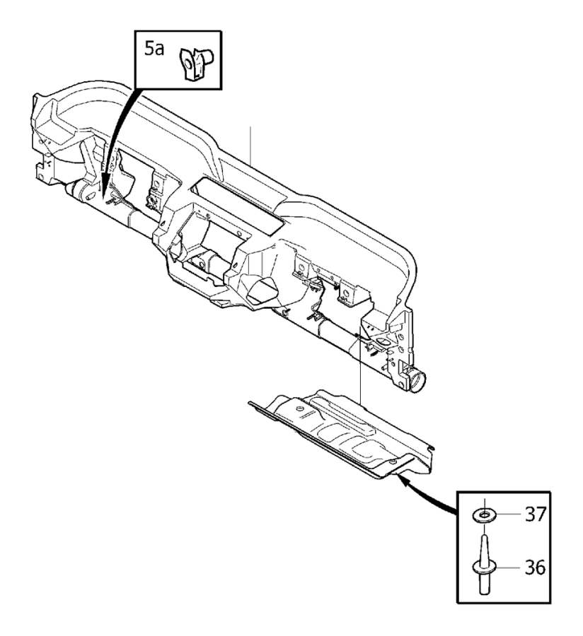 30672212 Volvo Modesty Panel Volvo Parts Webstore Oak