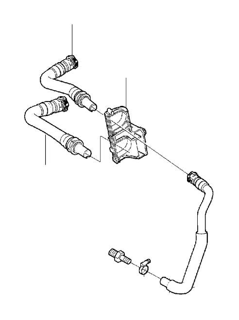 30636952 Volvo Inlet Hose Acvalve Volvo Parts