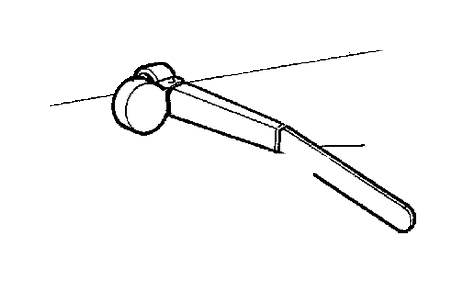 9151656 Volvo Headlamp Wiper Arm Illustration Volvo