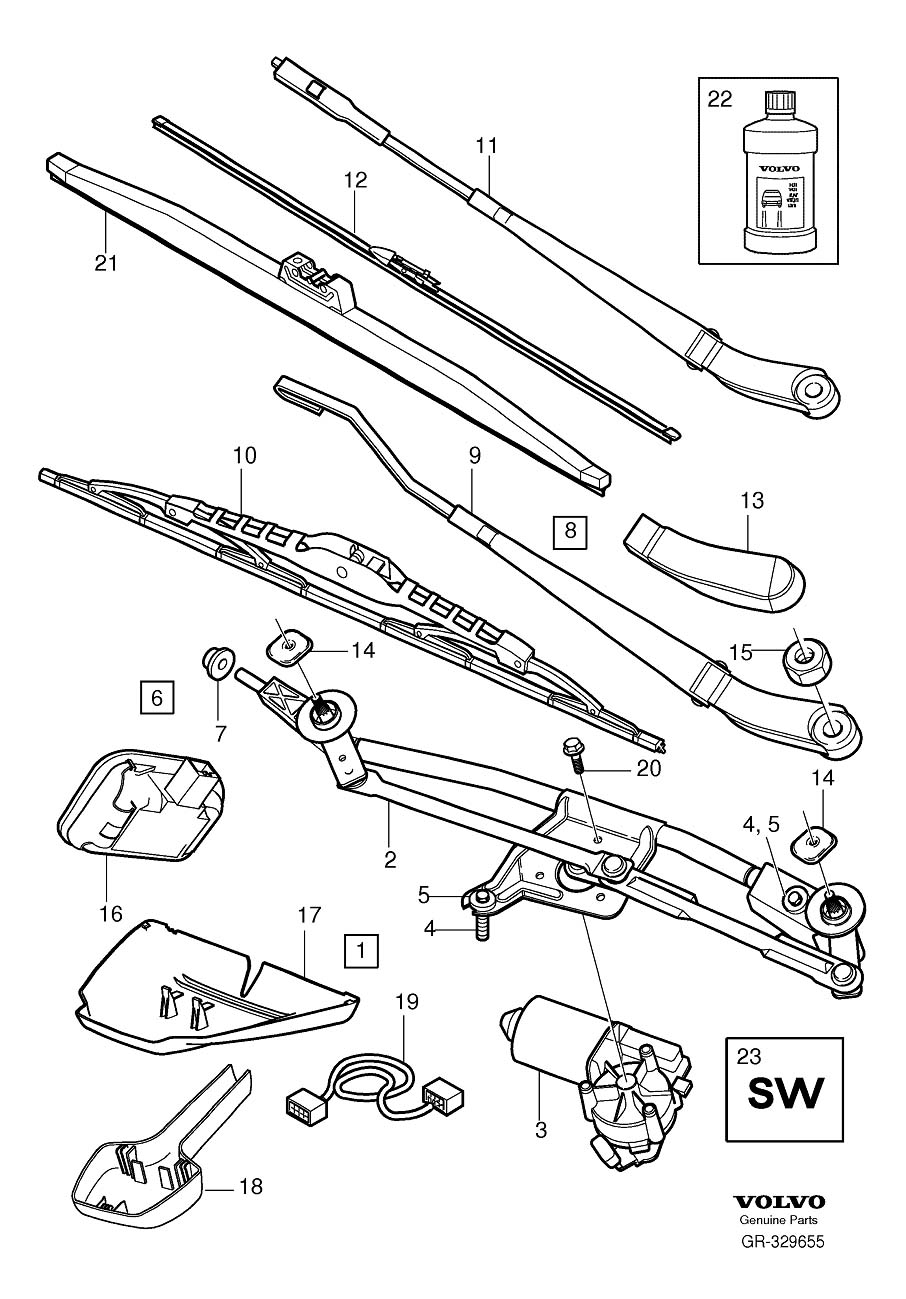 30784428 - Volvo Wiper blade kit | Volvo Parts Webstore, Oak Park IL